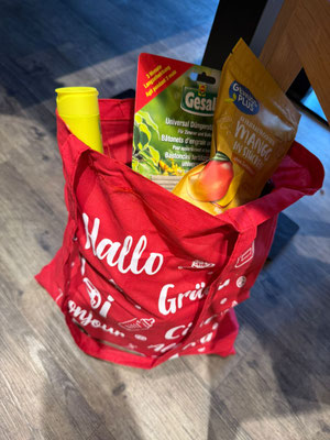 Einkaufen für den Frauenverein Wilderswil