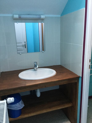 lavabo chambre 4 Ferme Relais de la Baie de Somme gîtes de groupe baie de somme