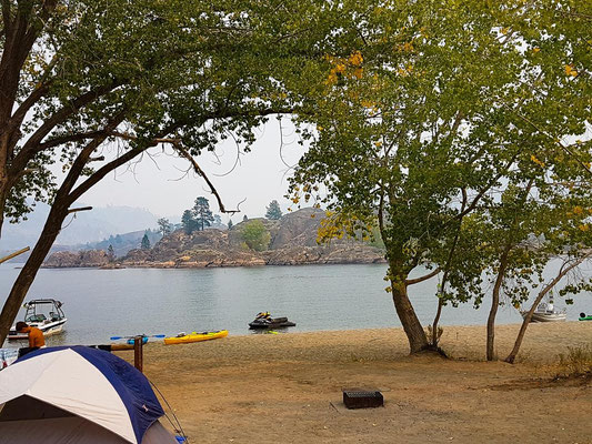 USA Roadtrip Washington Banks Lake Campingplatz