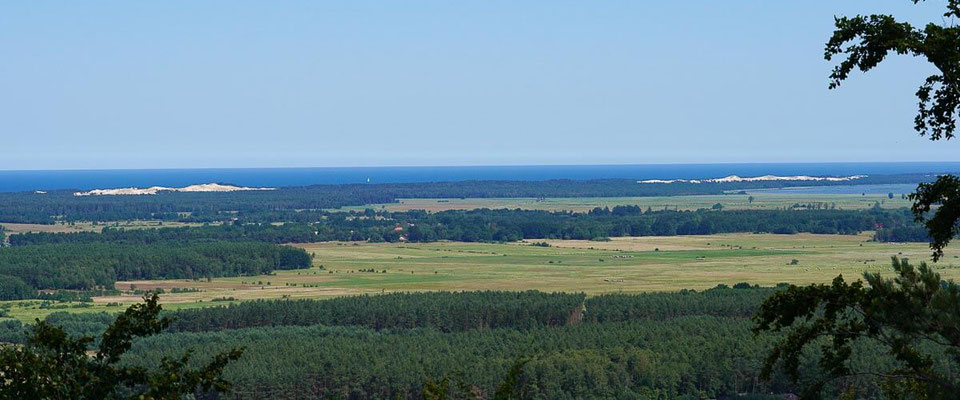 polnische Ostsee Rowokol Dünen und Meer Slowinzischer Nationalpark