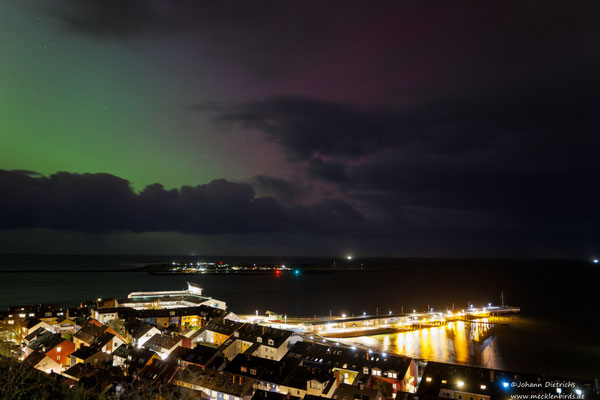 Polarlicht über Düne