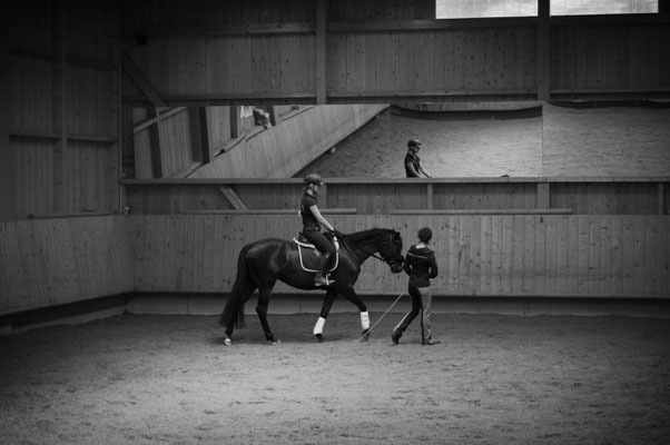 Kastella beim Anreiten 