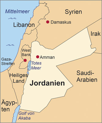 Jordanien hat gute Nachbarschaftsbeziehungen zu allen Nachbarstaaten.