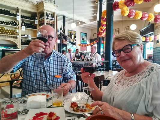 Visite guidée en bateau et à pied avec tapas Séville