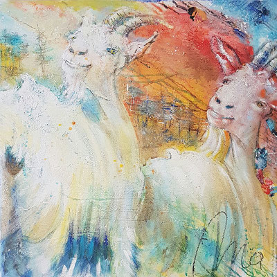 Selbstbewusst 70x70 cm, CHF 1.900