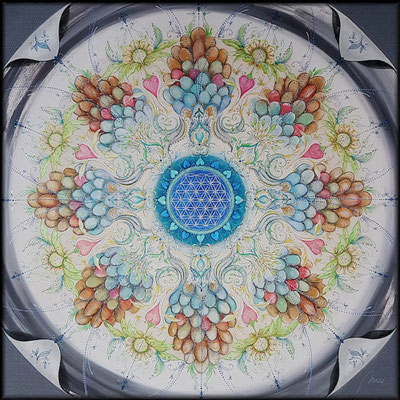 Fruchtbarkeit, 80x80 cm, Privatbesitz