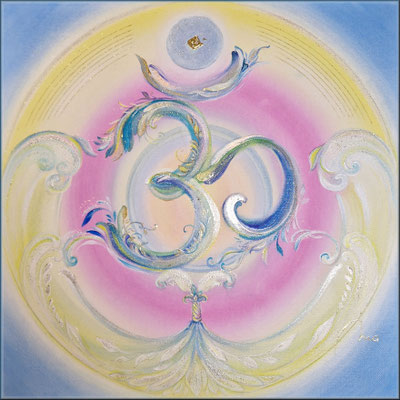 OM, 40x40 cm, Acryl, Resinüberzug, CHF 490