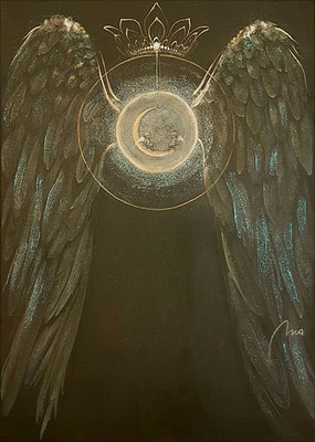 L'angeli della Luna, 50 x 70 cm, Acryltechnik, Fr. 950