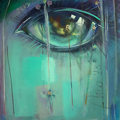 Augen - Blick - mal 70x70 cm, CHF 1.900