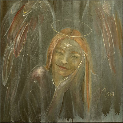Ich träumt, ich wär ein Engel, 60 x 60 cm, Acryltechnik, Fr. 950