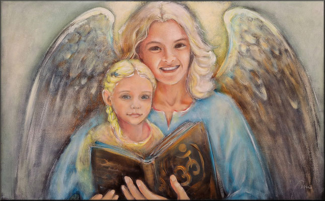 Von Engeln begleitet, 40 x 60 cm, Öl auf Leinwand, Fr. 950