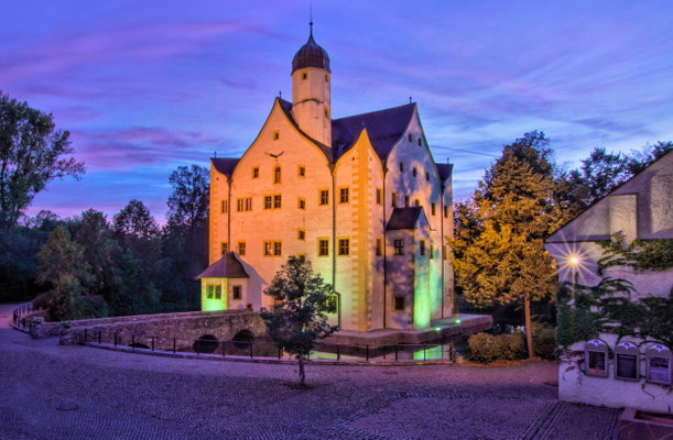 Wasserschloß Klaffenbach bei Chemnitz 26.09.2018