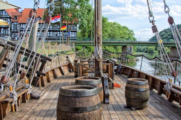 Wanfried - Historischer Hafen  ( Hessen ) 2019