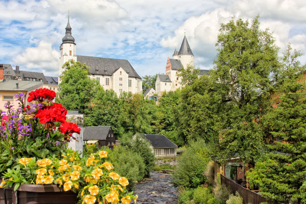 Schloß und Kirche Schwarzenberg