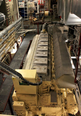 Artania, Neues Hilfsdieselaggregat zur Stromerzeugung