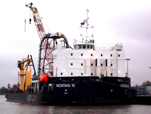 Der Kabelleger Nostag 10 in Bremerhaven
