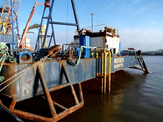 Blick auf das Hinterschiff von Nostag 10