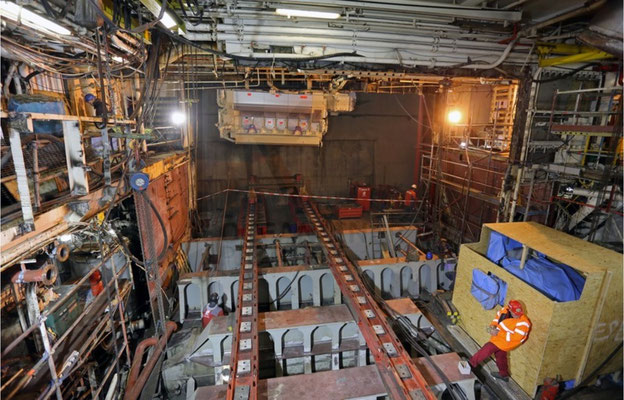 Einbau der neuen Motoren