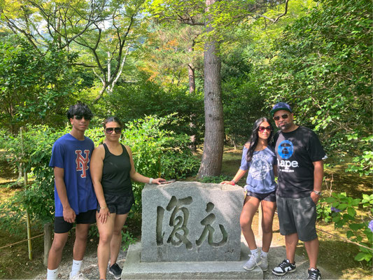 The Monument of "Restoration" of Tenryu-ji