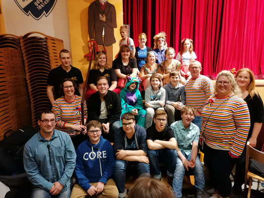 Jugendorchester bei der TuS-Kindersitzung (23.02.2020)