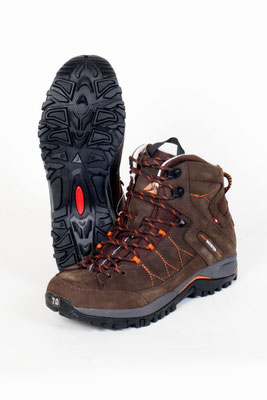 Wanderschuh, Firma-Dachstein, Produkt Information:  Obermaterial Leder  Innenfutter: Leder  Natürliches, energiesparendes Abrollen durch ortho-tec Trek Sohle. Preis: 134.-€