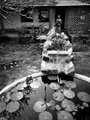 Saint Jean recevant l’apocalypse - Arul Ashram, Pondicherry, Inde