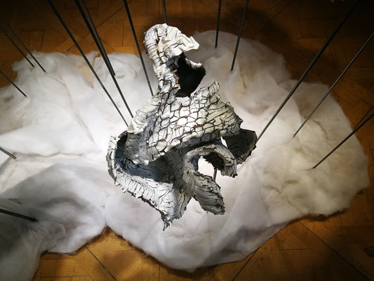   O.S. Céramique 14, Salon de sculpture contemporaine, Mairie du 14ème arr. de Paris, 2018.