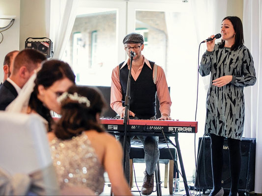 Musik-Duo bei Hochzeit in Hamburg