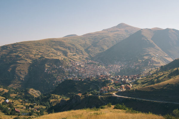 A view over Restelicë in southern Kosovo