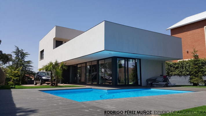 Proyecto de vivienda unifamiliar en Torrelodones. Rodrigo Pérez Muñoz Arquitecto.