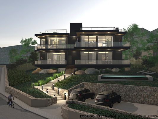 Proyecto de vivienda unifamiliar y piscina en Torrelodones, Madrid, Rodrigo Pérez Muñoz, Arquitecto.