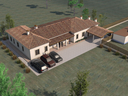 Proyecto de vivienda en suelo rústico, Rodrigo Pérez Muñoz, Arquitecto.