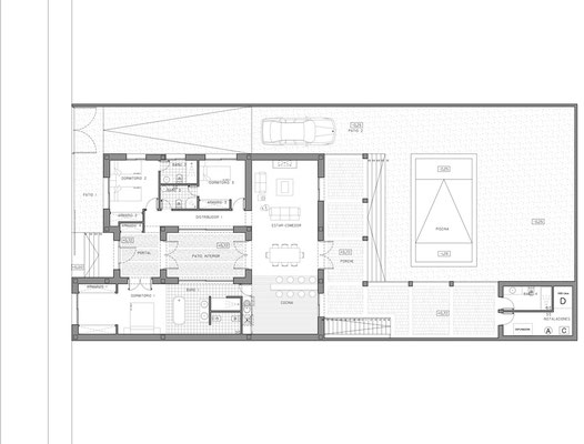Proyecto de vivienda. Rodrigo Pérez Muñoz Arquitecto.
