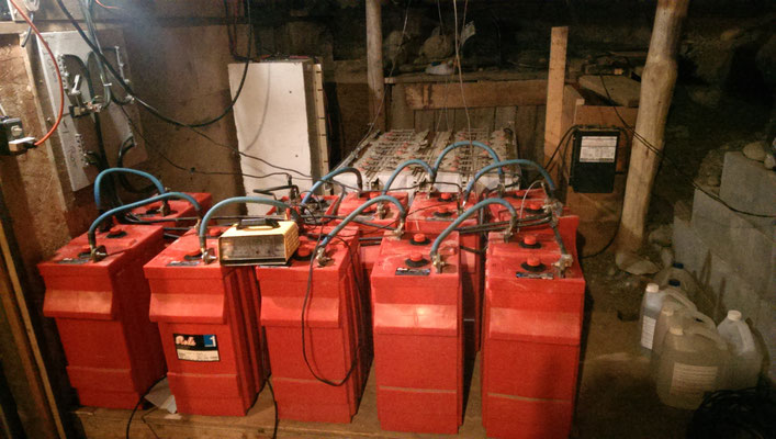 Die "alte" Batteriebank