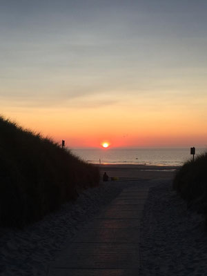 Ferienwohnung Koje15 Norderney Sonnenuntergang