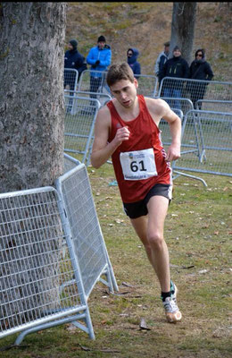 Erinnerung: Zielspurt bei der Cross EM in Spanien