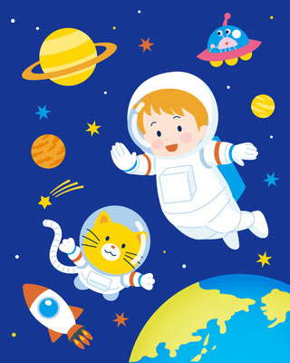 宇宙のイラスト
