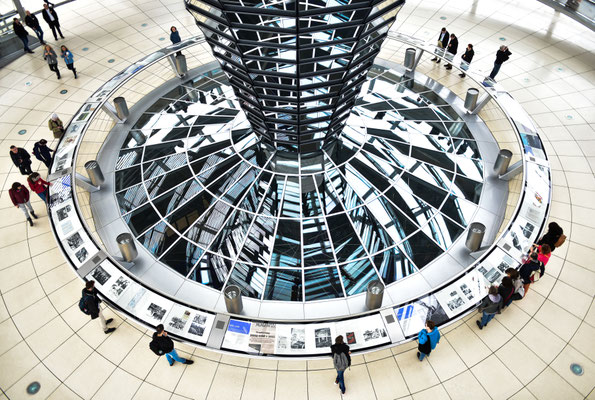 In der Reichstagskuppel