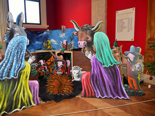 Crèche de l'artiste Moya - Tous droits réservés