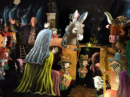 Crèche de l'artiste Moya - Tous droits réservés
