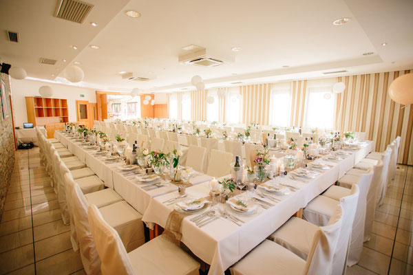 Kombination Großer Saal/Kleiner Saal Gasthof Krall, Hochzeit
