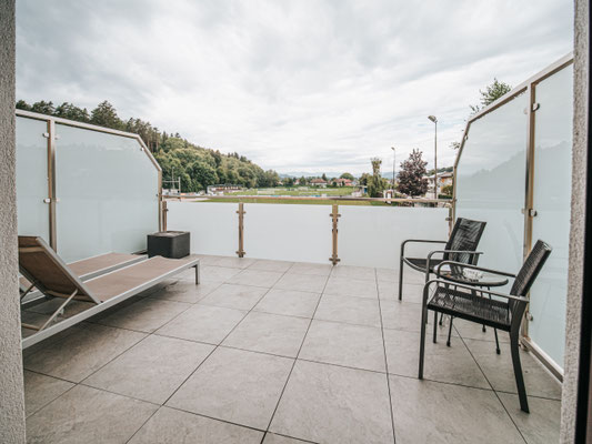 Terrasse westseitig Gasthof Krall