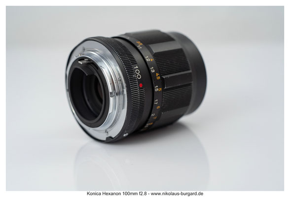 Konica Hexanon AR 100mm f2.8 - Nikolaus-Burgard.de Konica Hexanon AR 100mm f2.8 - Nikolaus-Burgard.de