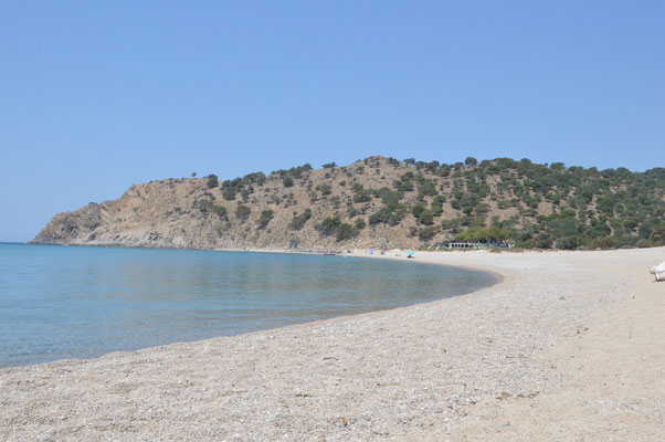 Pachia Ammos, einziger Sandstrand im Süden der Insel