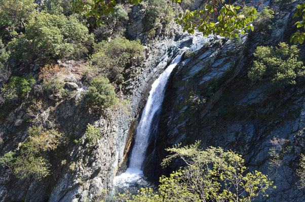 Erster Wasserfall