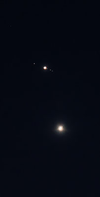 D7000  |  f/6.3  |  1/2s  |  ISO-1600  |  500mm  |  Jupiter & Venus