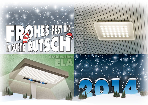 Weihnachtskarte 2013 für die Kunden eines Elektronikdienstleisters