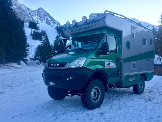 Hagis on Tour Iveco 4x4 Greenhorn