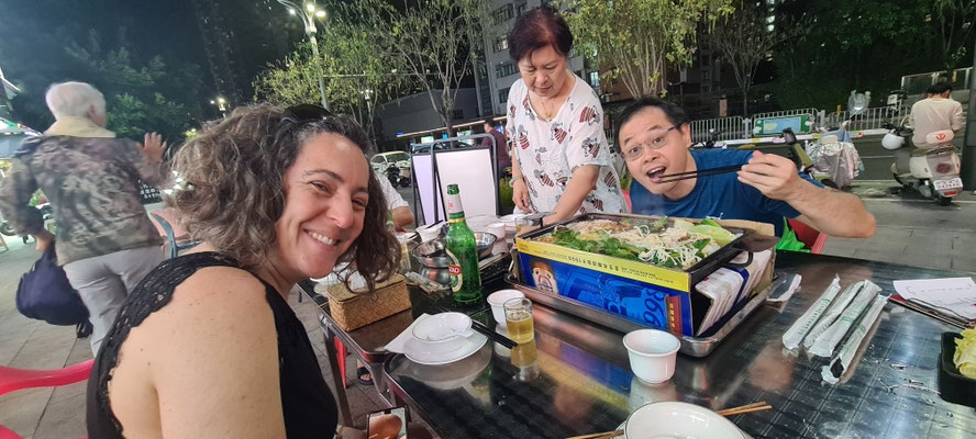 Hot Pot nach der Massage