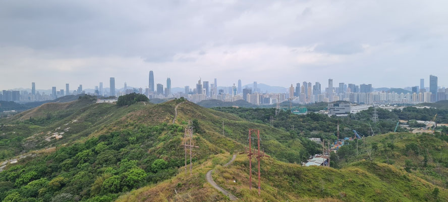 Der Blick Richtung Shenzhen